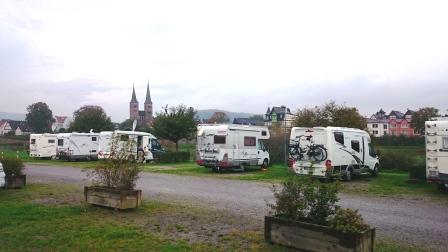 Stellplatz am Weserufer