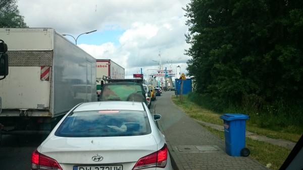 Zufahrt zum Fährhafen