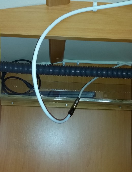 Sat Kabel für hinten