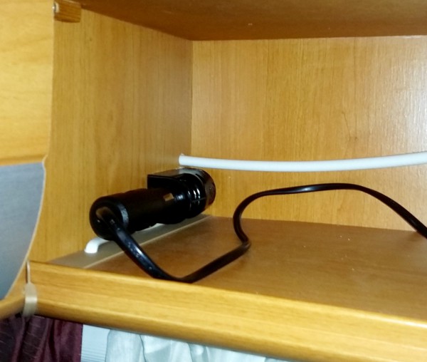 Stromanschluss hinten