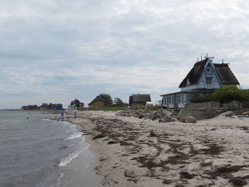 Strandhäuser auf dem Graswarder