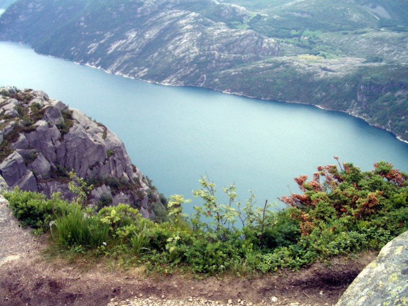Blick über den Lysefjord