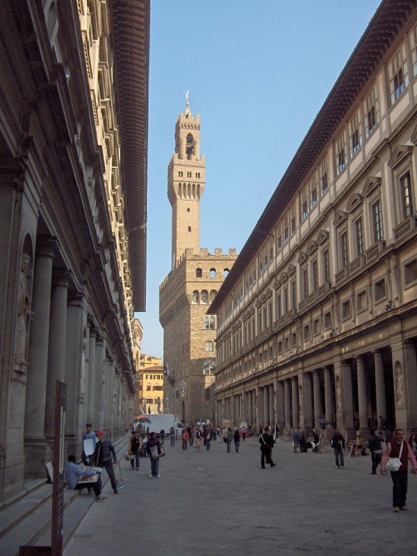Palazzo Vecchio und die Uffizien