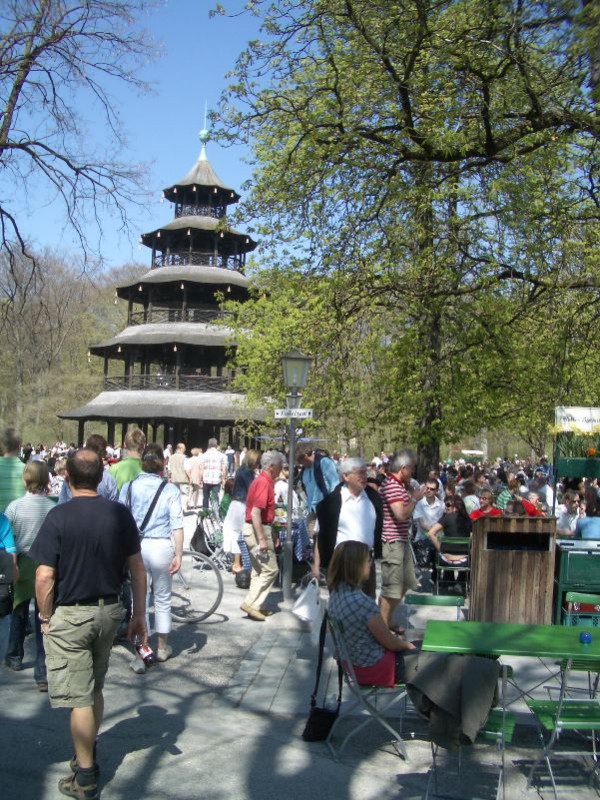 Englischer Garten mit Chinaturm