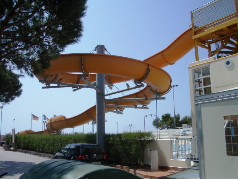 Wasserrutsche des CP