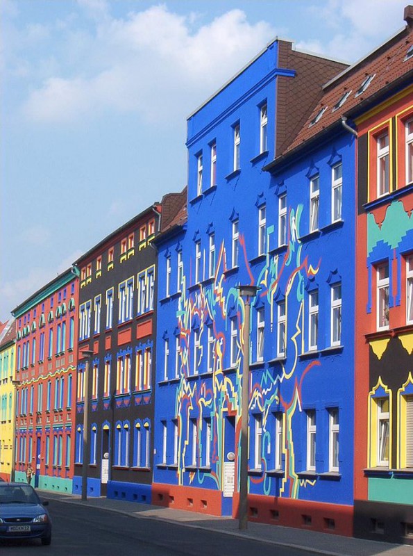 die bunte Otto-Richter-Straße
