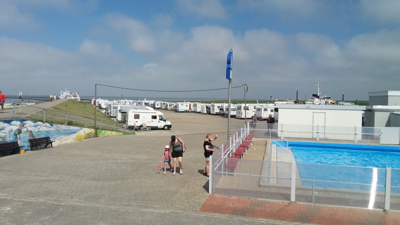 Stellplatz auf der Mohle