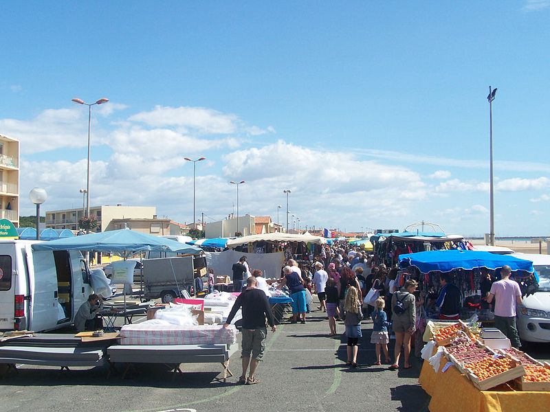 Narbonne-Plage_Markt