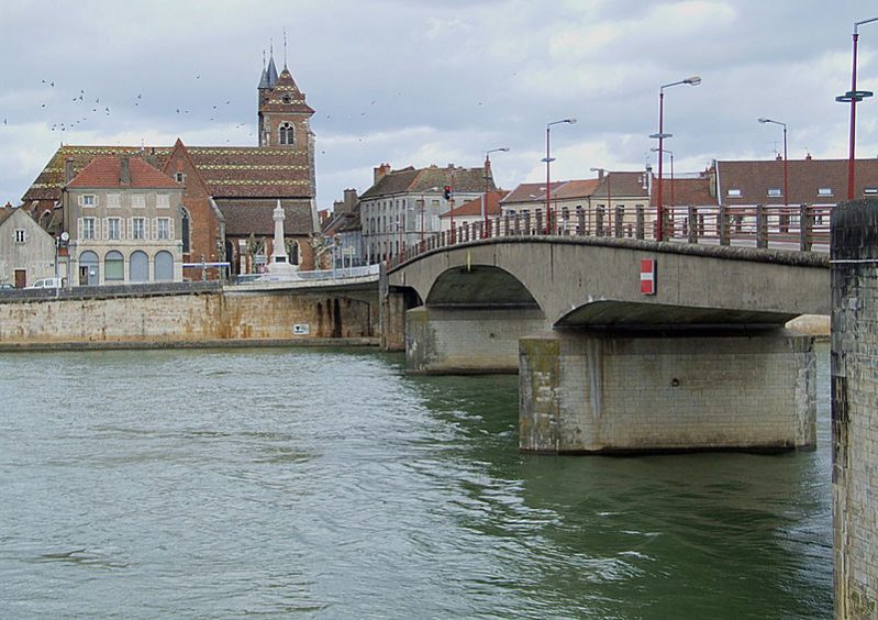 Brücke über die Saône