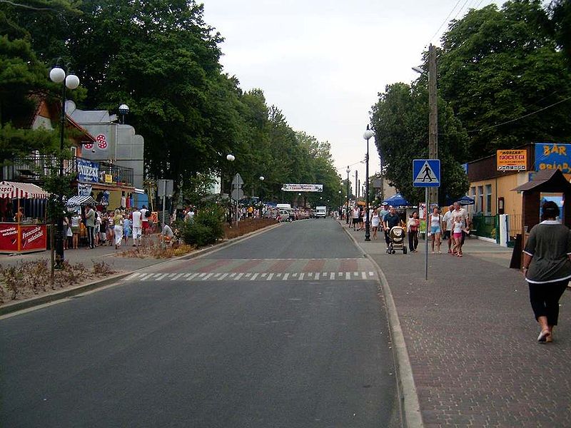 Straße in Dievenow