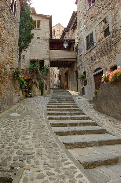 Anghiari Treppe