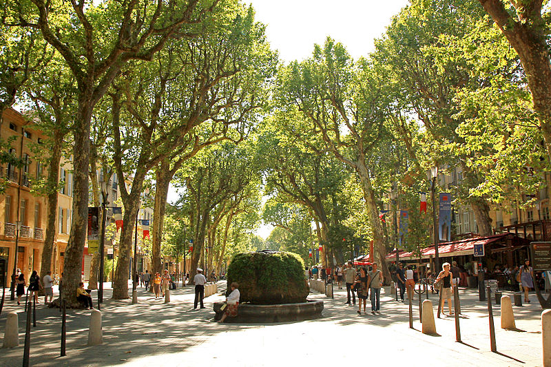 Aix Prachtmeile Cours Mirabeau