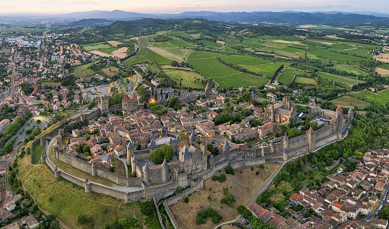 Carcassonne_Luftaufnahme