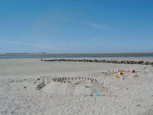 Föhr Strand von Utersum mit Blick auf die Nordspitze von Amrum