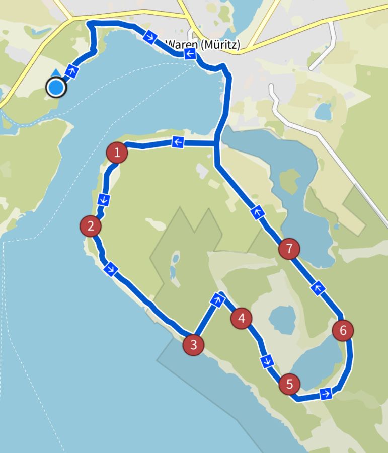 Waren Radtour durch den Müritz Nationalpark