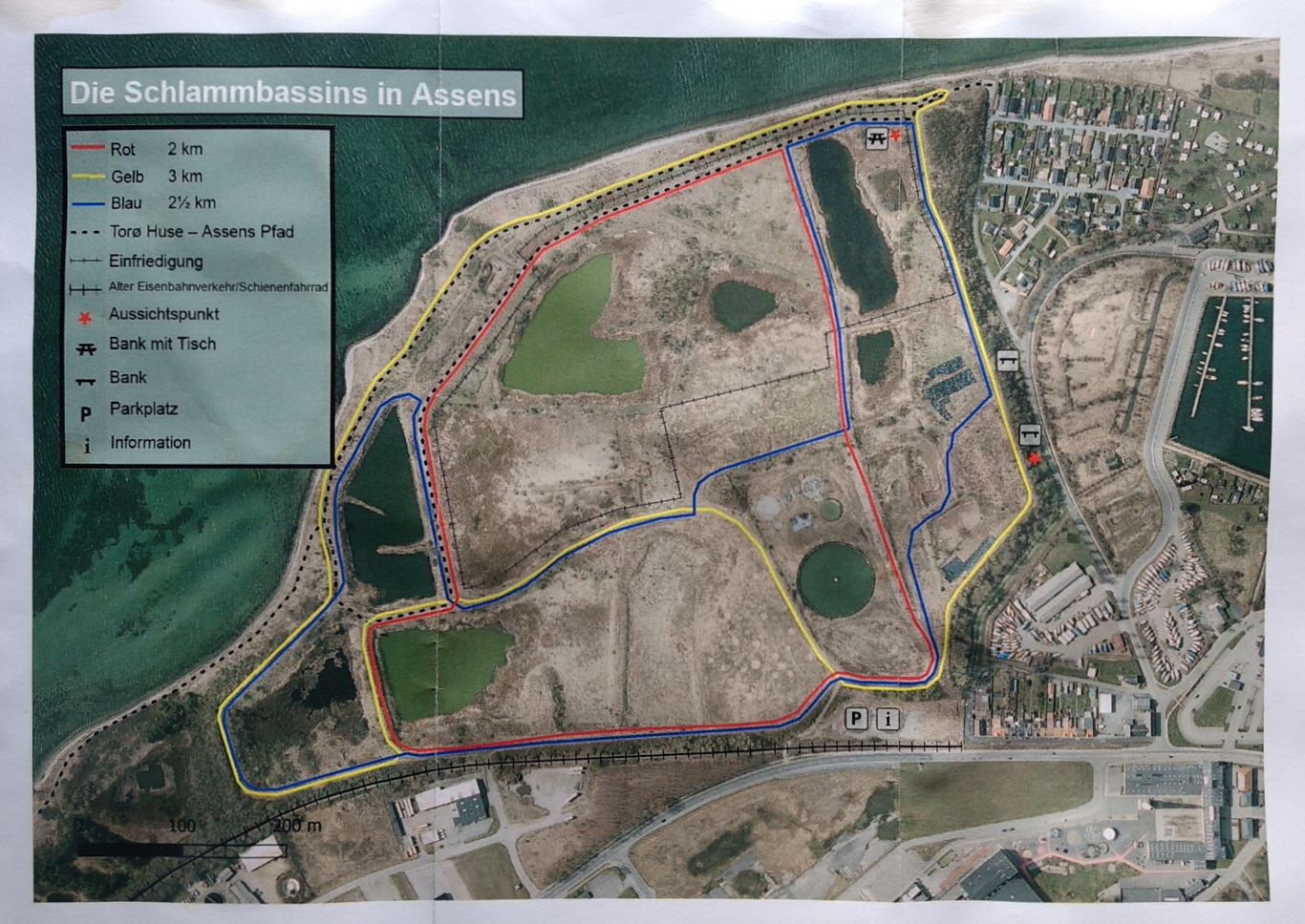 Schlammbassins in Assens