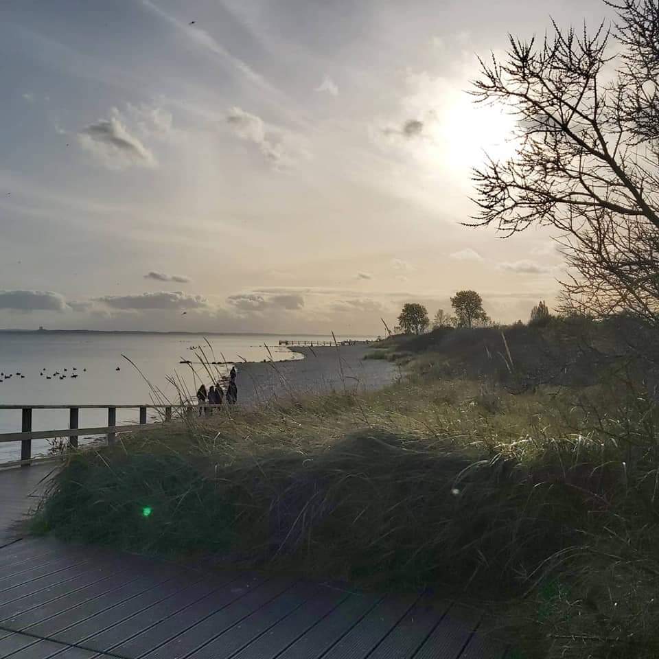 auf dem Steg in Rettin