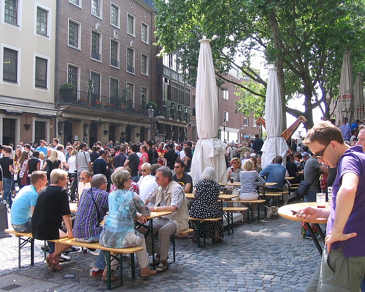 Brauhaus in der Düsseldorfer Altstadt