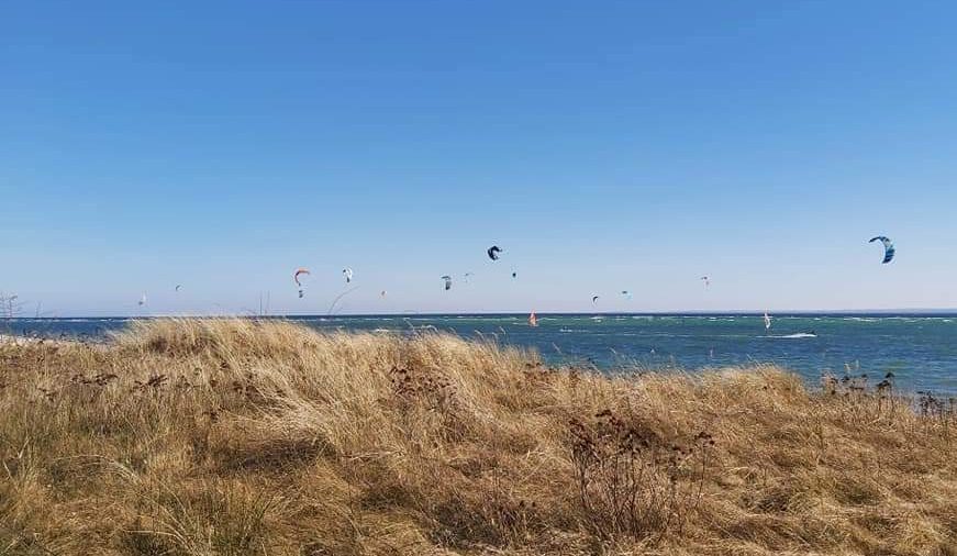 die Kiter sind unterwegs