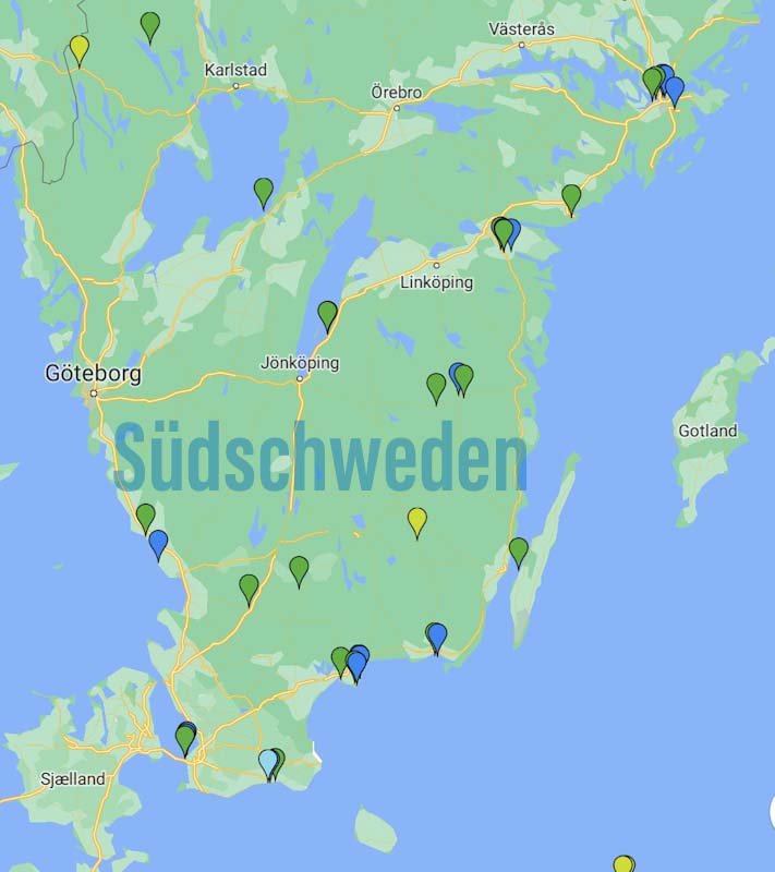 Karte der Stell- und Campingplätze 